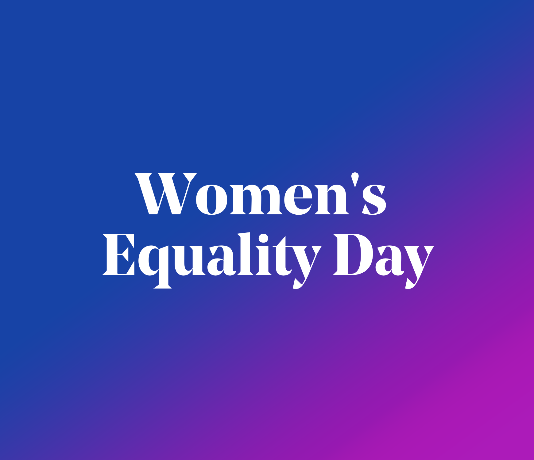 Women's Equality Day California Teachers Association