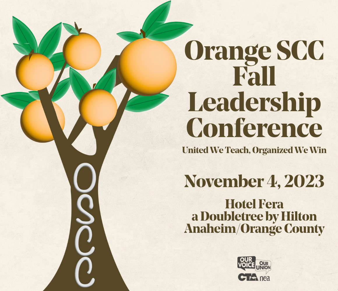 2023 Orange SCC Fall Leadership Conference California Teachers