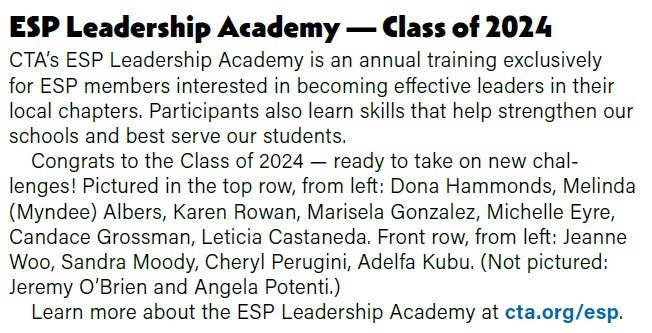 ESP Leadership Academy