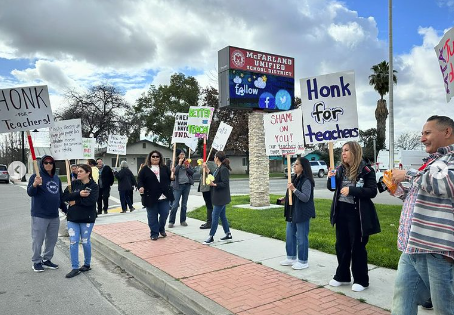 Photo of McFarland Teachers Association members