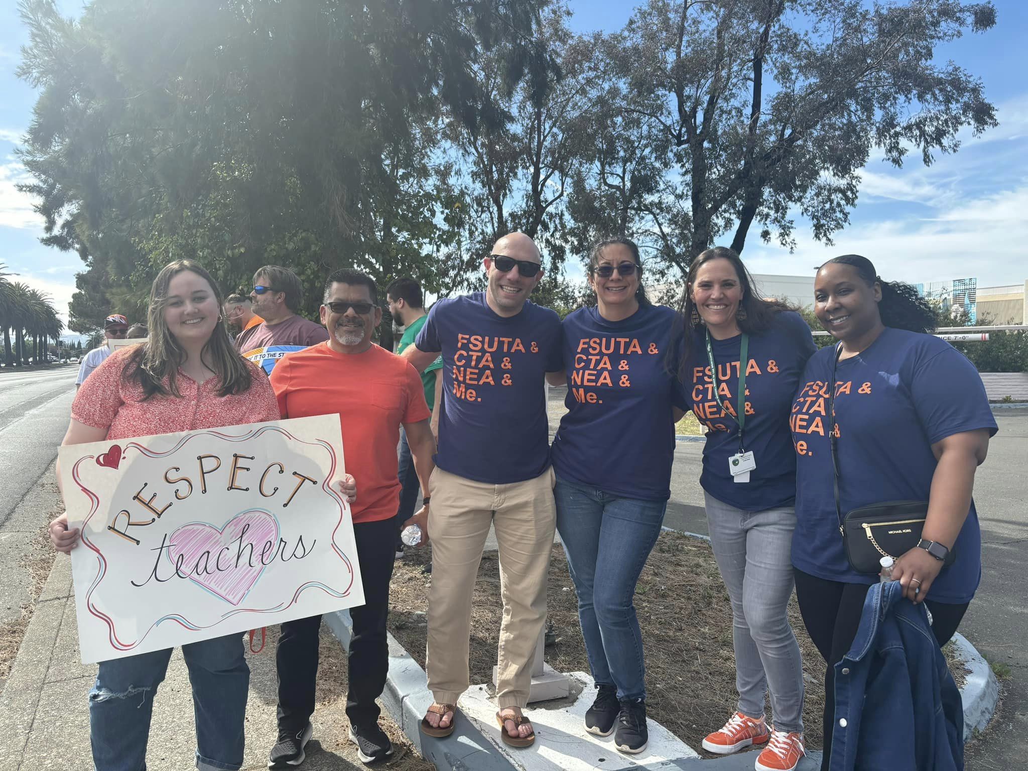 Photo of Fairfield Suisun Unified Teachers Association members