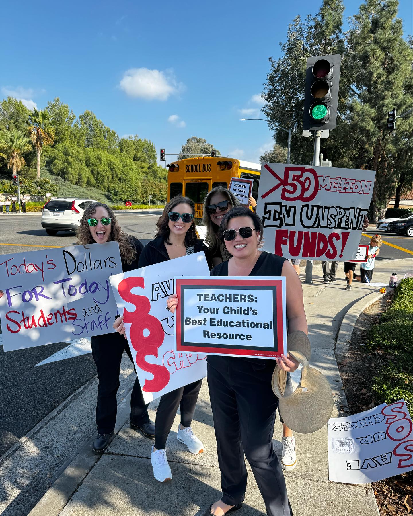 Photo of Saddleback Valley Education Association members