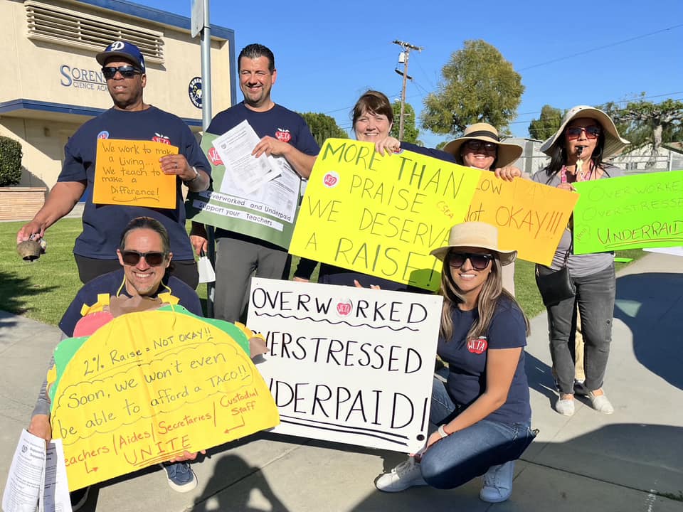 Photo of Whittier Elementary Teachers Association members