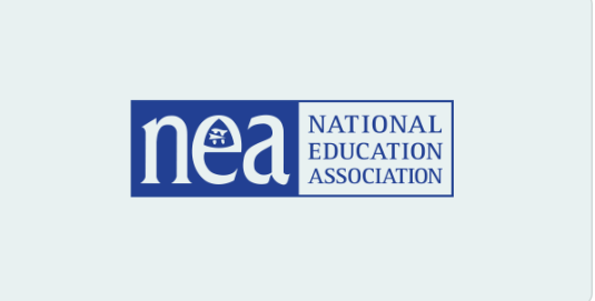 Image of a logo that reads NEA National Education Association.