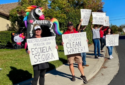 Auburn Union Teachers Association members advocating for clean drinking water at school